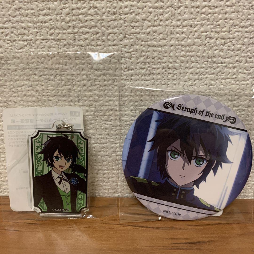 終わりのセラフ くじ引き堂 優一郎 缶バッジ アクリル